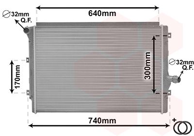Radiator, engine cooling