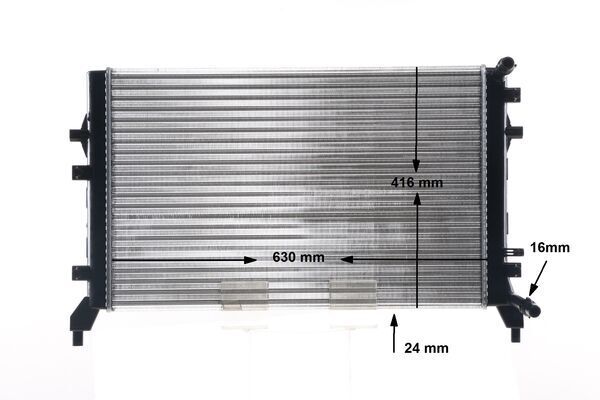Radiator, engine cooling