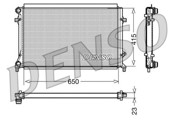 Radiator, engine cooling