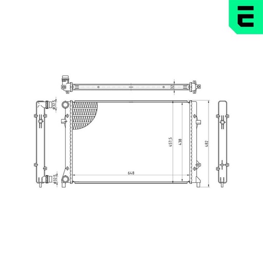 [SUPP-234-673139] Radiator, engine cooling