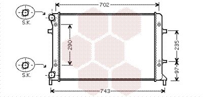 [SUPP-36-58002228] Radiator, engine cooling
