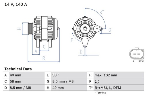 [SUPP-30-0986083050] Alternator