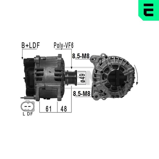 [SUPP-234-209104A] Alternator