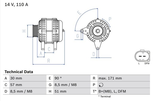 [SUPP-30-0986045320] Alternator