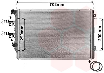 [SUPP-36-58002207] Radiator, engine cooling