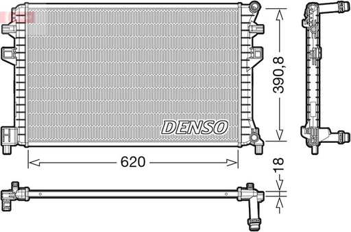 [SUPP-66-DRM02018] Radiator, engine cooling