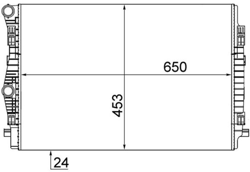 [SUPP-287-CR2055001S] Radiator, engine cooling