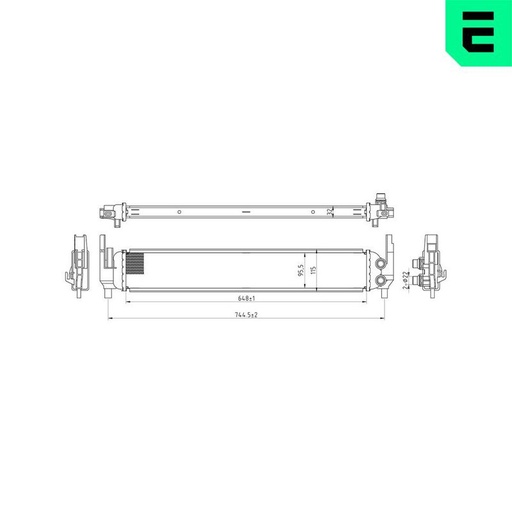 [SUPP-234-673030] Radiator, engine cooling