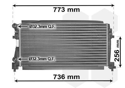 [SUPP-36-58002340] Radiator, engine cooling