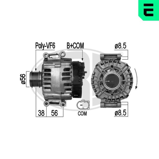 [SUPP-234-209286A] Alternator