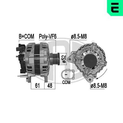 [SUPP-234-209571A] Alternator