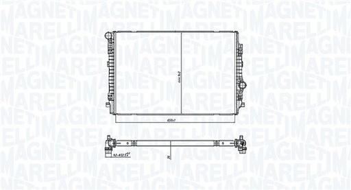 [SUPP-95-350213220200] Radiator, engine cooling