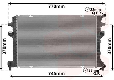 [SUPP-36-03012705] Low-temperature Cooler, charge air cooler