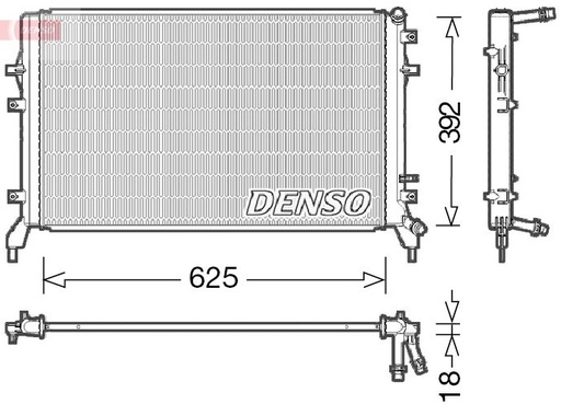 [SUPP-66-DRM02016] Radiator, engine cooling