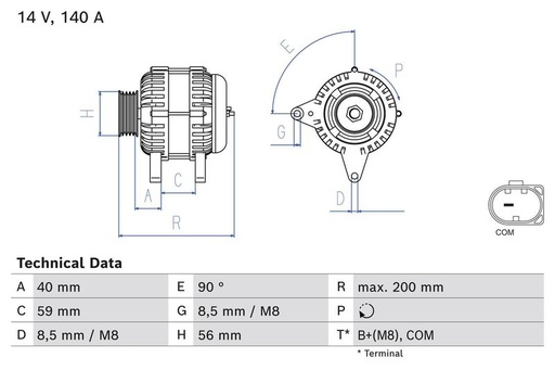 [SUPP-30-0986085040] Alternator