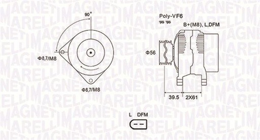 [SUPP-95-063731912010] Alternator