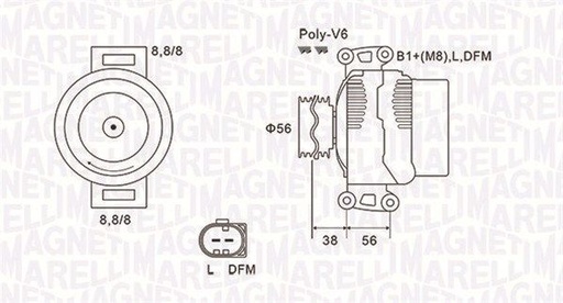 [SUPP-95-063731811010] Alternator