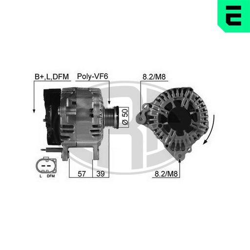 [SUPP-234-210504A] Alternator