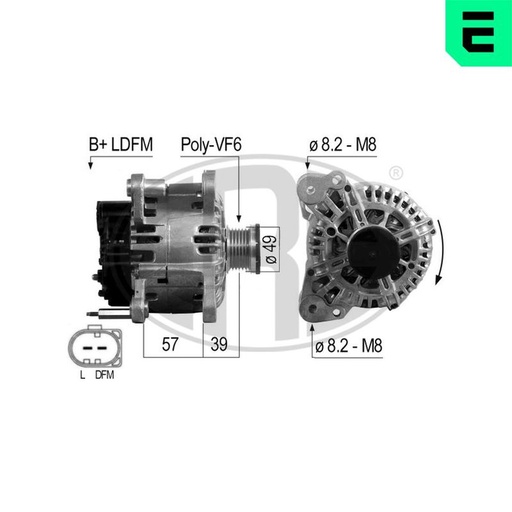 [SUPP-234-210512] Alternator