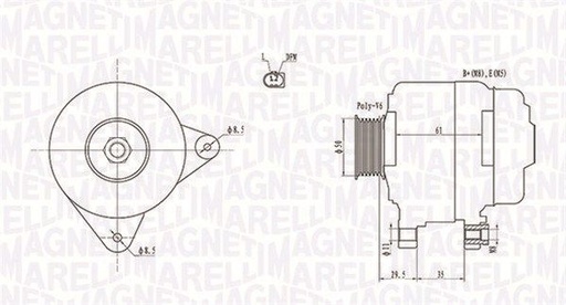 [SUPP-95-063731921010] Alternator