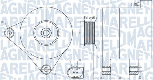 [SUPP-95-063731985010] Alternator