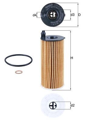 [SUPP-287-OX8132D] Oil Filter