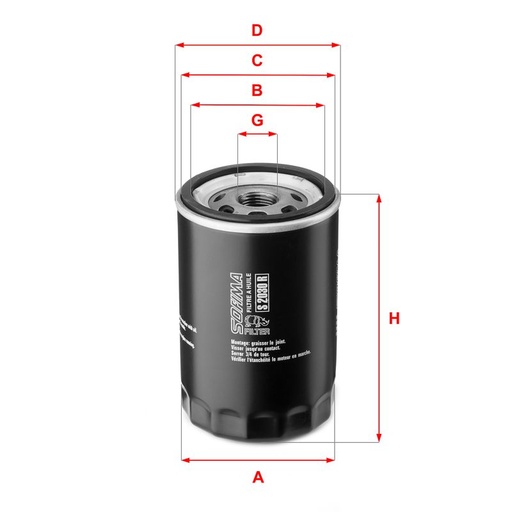 [SUPP-142-S2030R] Oil Filter
