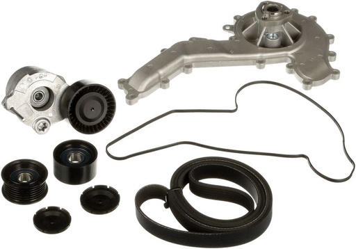 Water Pump + V-ribbed Belt Kit