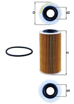 [SUPP-287-OX1076D] Oil Filter
