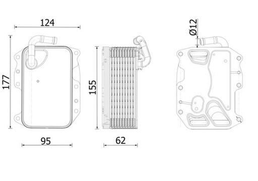 [SUPP-287-CLC279000S] Oil Cooler, engine oil