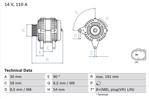 [SUPP-30-0986083270] Alternator