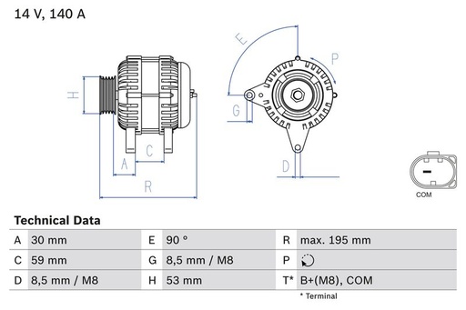 [SUPP-30-0986083790] Alternator