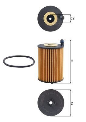 [SUPP-34-OX1266D] Oil Filter