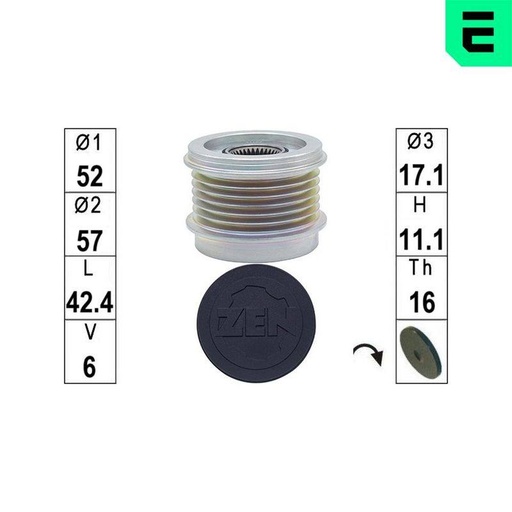 Alternator Freewheel Clutch