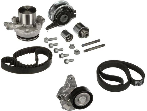 Water Pump + Timing/V-ribbed Belt Set