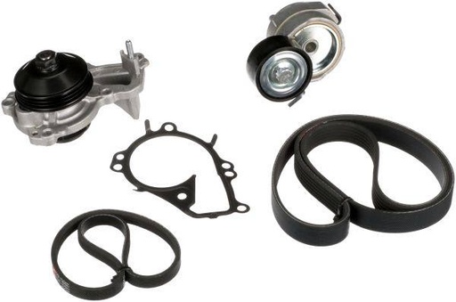 Water Pump + V-ribbed Belt Kit