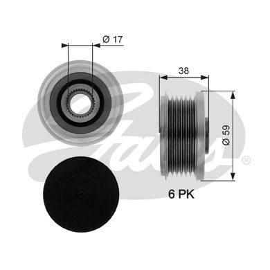 Alternator Freewheel Clutch