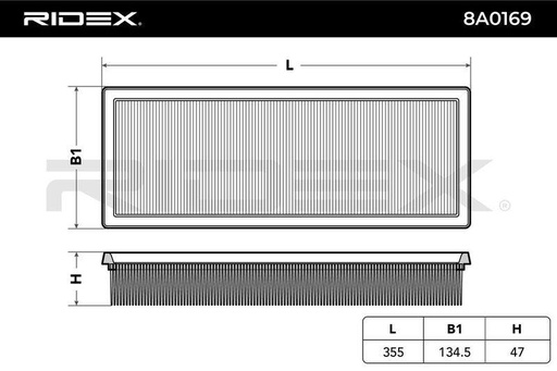 [SUPP-6358-8A0169] Air Filter