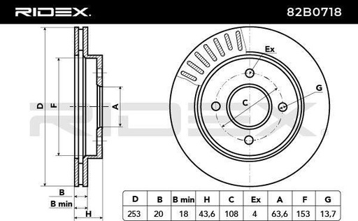 [SUPP-6358-82B0718] Brake Disc