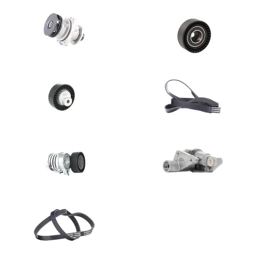 Water Pump + V-ribbed Belt Kit