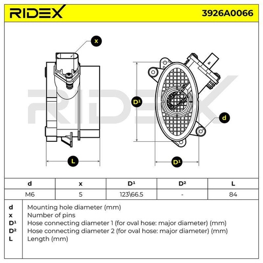 [ELE-SEN-RID-BMW-NEW-0074] Mass Air Flow Sensor