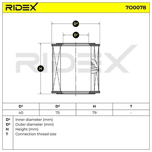 [FIL-OIL-RID-BMW-NEW-0019] Oil Filter