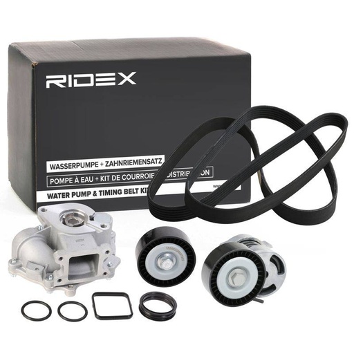 Water Pump + V-ribbed Belt Kit
