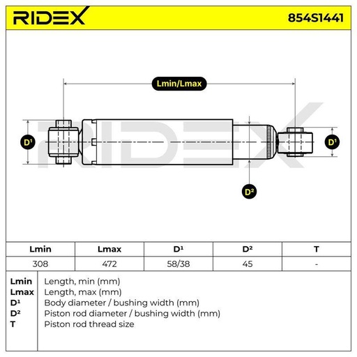 [SUPP-6358-854S1441] Shock Absorber