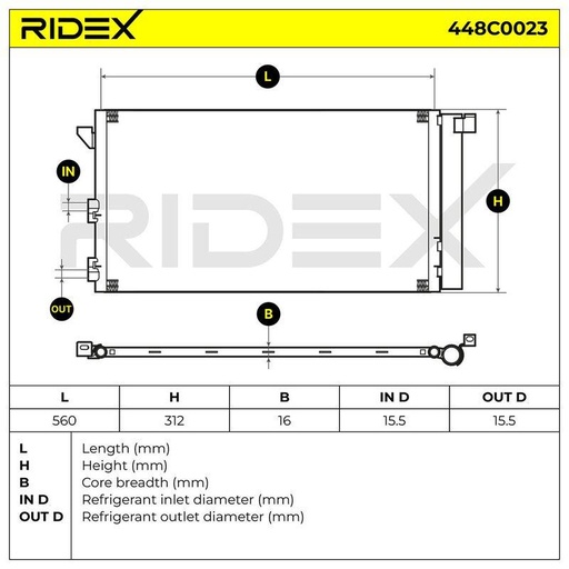Condenser, air conditioning