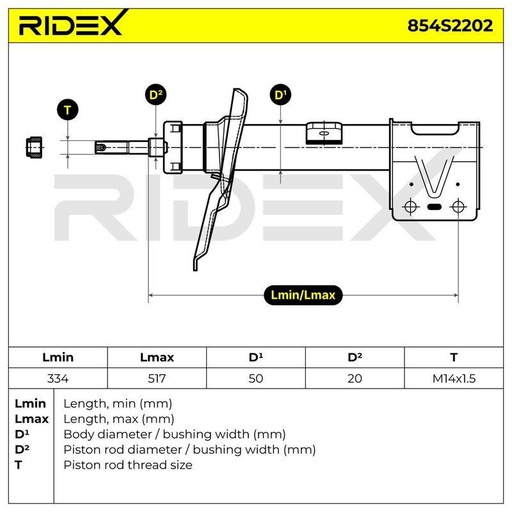 [SUPP-6358-854S2202] Shock Absorber