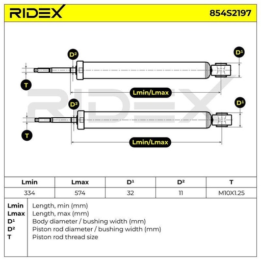[SUPP-6358-854S2197] Shock Absorber