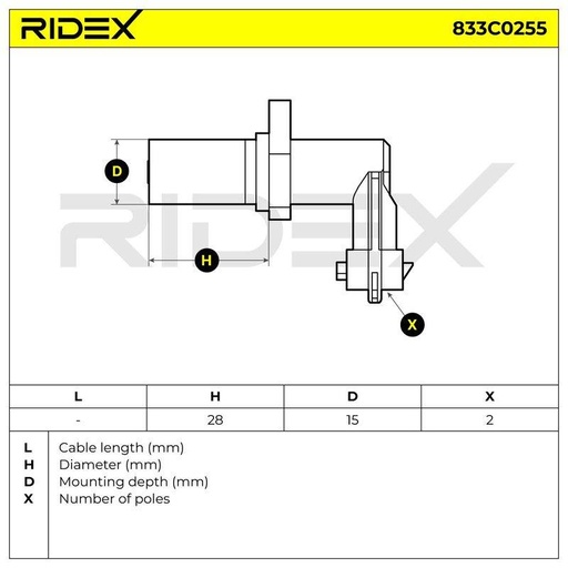 Sensor, crankshaft pulse