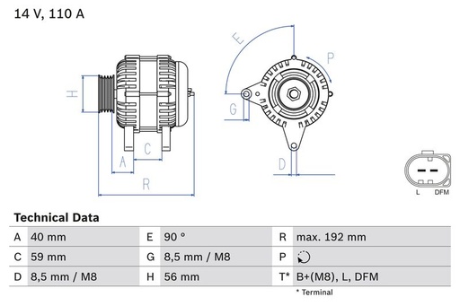 [SUPP-30-0986045390] Alternator