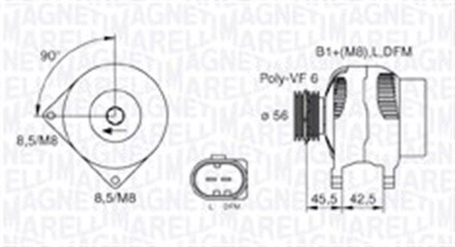[SUPP-95-063730001010] Alternator